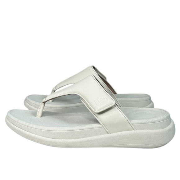 FitFlop F-Mode Go Adjustable Flatform Sandals Paris Beige Womens SZ 8 Comfort - Picture 5 of 10